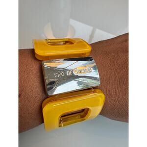 Sno of Sweden Yellow Bracelet - Stylish Accessory